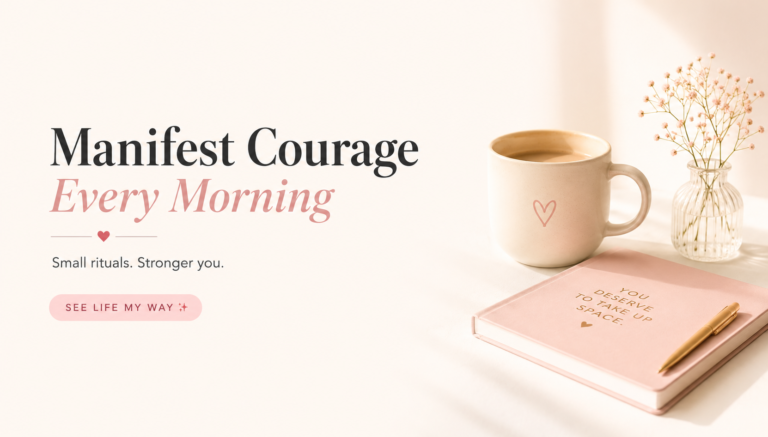 Manifest Courage Every Morning.