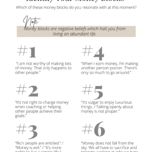 ABUNDANCE MINDSET WORKBOOK