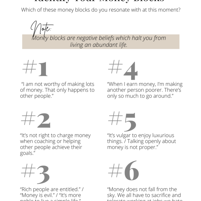 ABUNDANCE MINDSET WORKBOOK ABUNDANCE MINDSET WORKBOOK