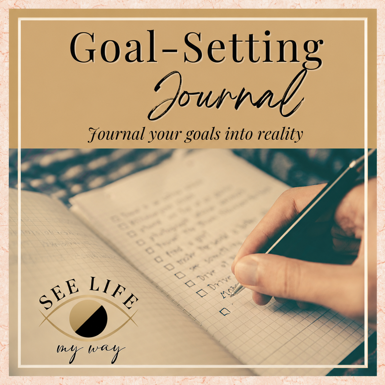 Goal-Setting Journal – Daily Affirmations, Intentional Goals & Positive Growth