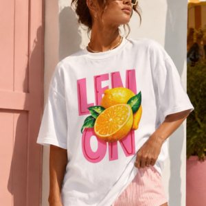 Lemon Mood Heavy Oversized Tee