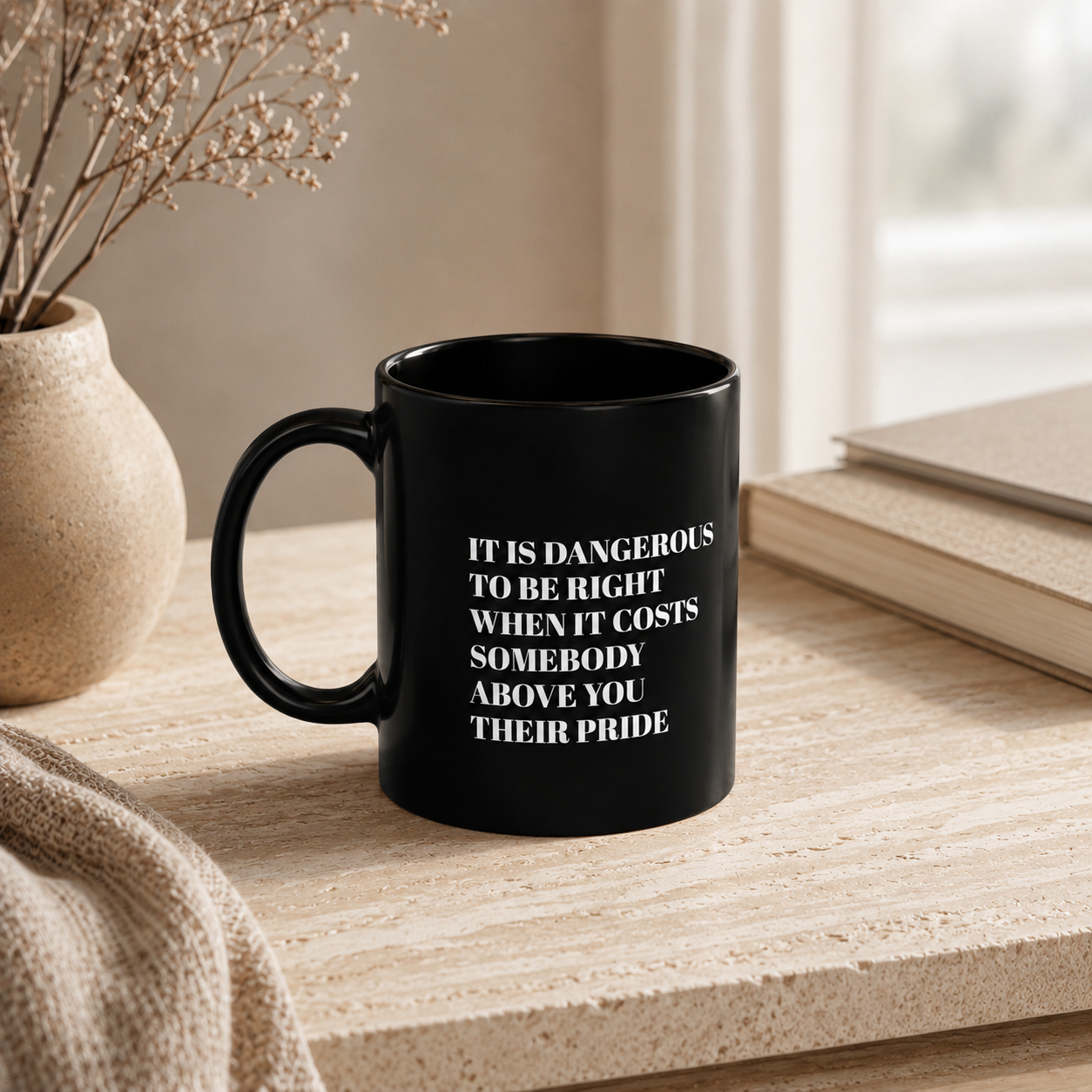 It Is Dangerous to Be Right – Statement Mug - Image 2